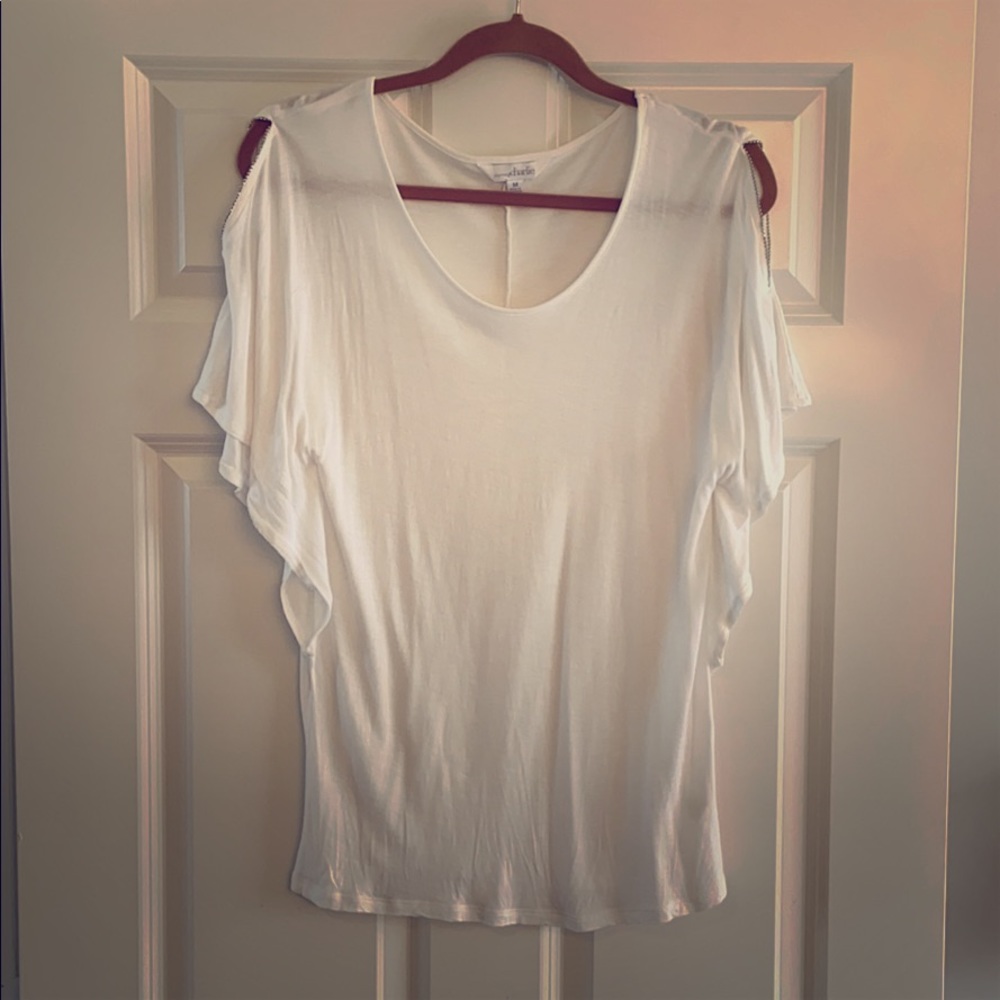 Dressy white T-shirt/Blouse